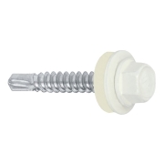 Farmářský šroub s podl. do oceli ≤3 mm RAL 9010 4,8X35 (250ks)